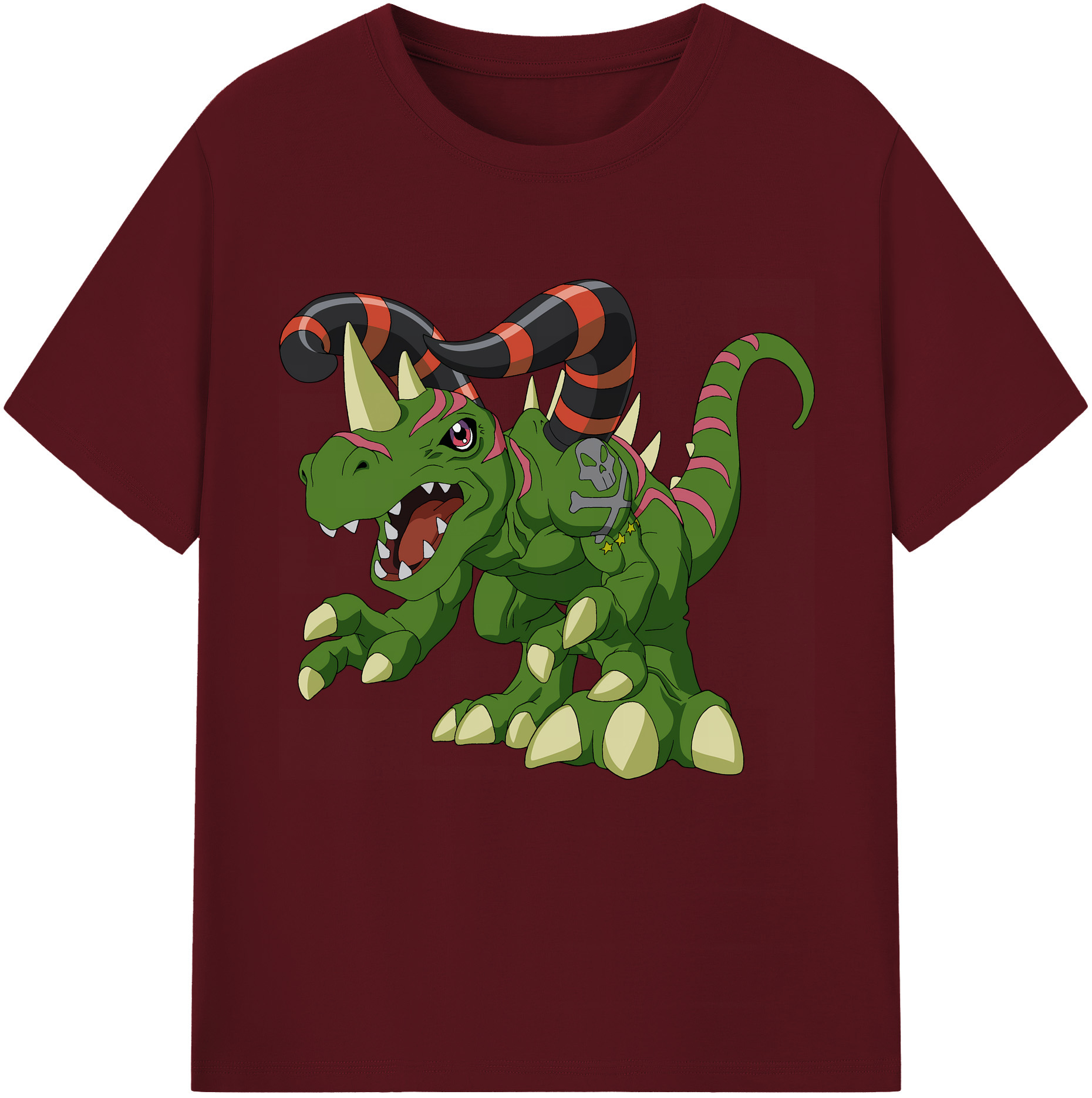 （画像用） Digimon デジタルモンスター/デジモン 綿100％半袖Tシャツ（フロントプリント）